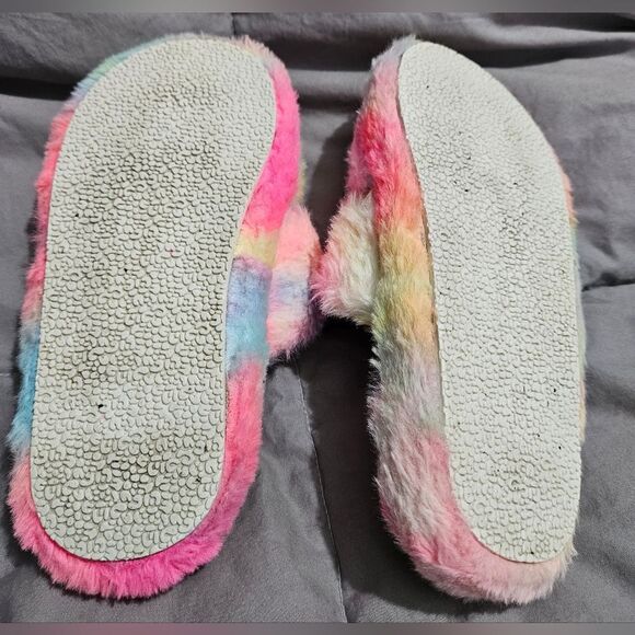 Childerns place Multi-colored two strap slide slippers. 13/1 Girls - Picture 4 of 7